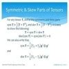 Difference between symmetric and antisymmetric tensor - Brainly.in