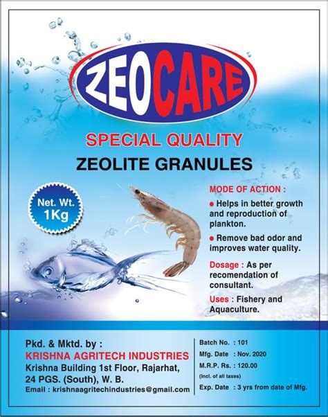 KRISHNA KAVERI SEEDS Zeocare Special Quality Zeolite Granules Uses for ...