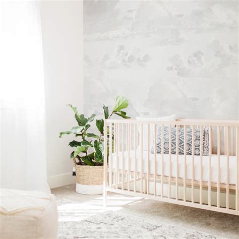 Neutral Baby Nursery Wallpaper
