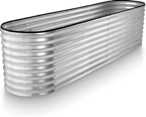 Amazon.com: Galvanized Raised Garden Beds Outdoor // 8×2×2 ft Planter ...