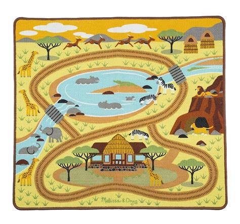Shop Melissa And Doug Round The Rails Train Rug Baby Gear for Kids age ...