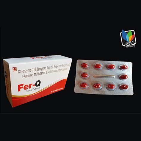 FER-Q Softgel Capsules BSA Pharma Inc.