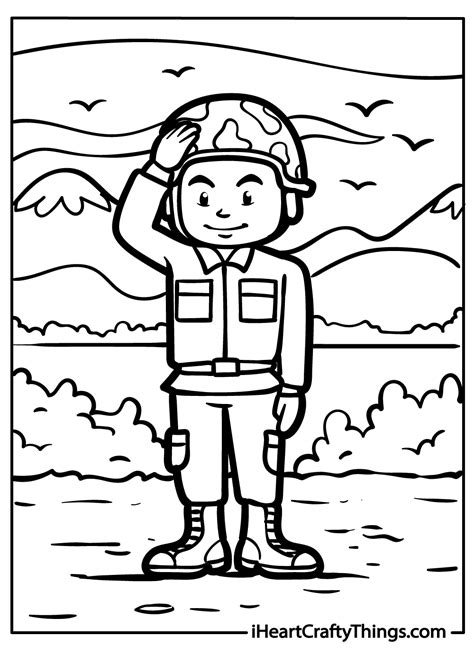 Army Colouring Pages Printable