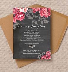 Wedding Reception Invitations by Top 10 Printable Evening Wedding Reception Invitations Wedding Reception Invitations