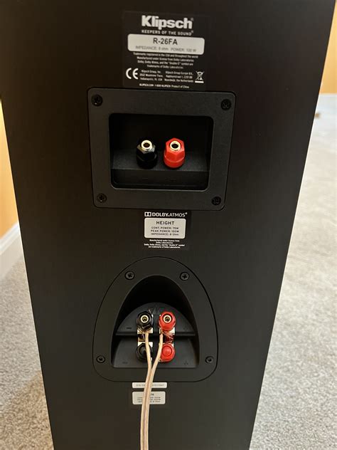 Help connecting Klipsch R-26FA to Denon S760H | AVS Forum