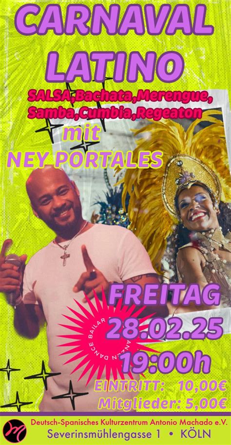Carnaval Latino mit Ney Portales , Deutsch-Spanischer Kulturkreis ...