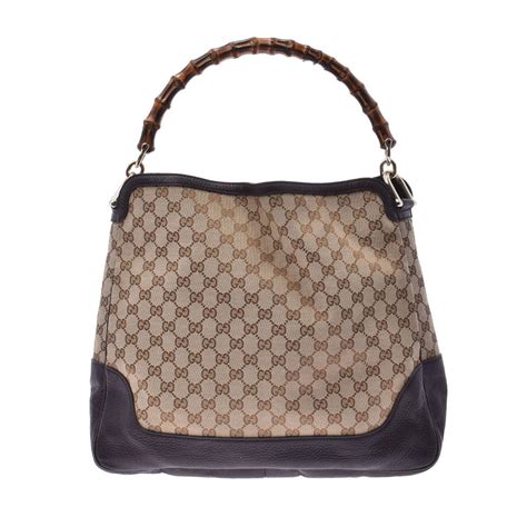 Gucci beige-Brown Ladies-Bamboo 2WAY bag 282315 GUCCI – 銀蔵オンライン