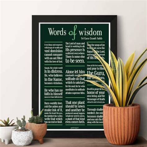 ArtinKart- Guru Granth Sahib Framed Poster, Sikh Posters with Frame ...