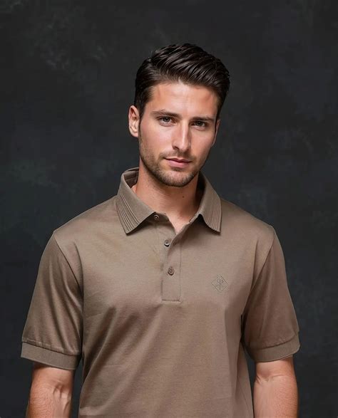 Rare Rabbit Men's Ripl Dusky Brown Cotton Plain Regular Fit Half Sleev