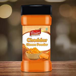 Desire Cheddar Cheese Powder for Pasta, Pizza, Nachos, Fries & Popcorn ...