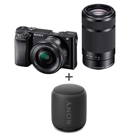 Buy Sony Alpha ILCE-6000Y 24.3MP Digital SLR Camera (Black) with 16 ...