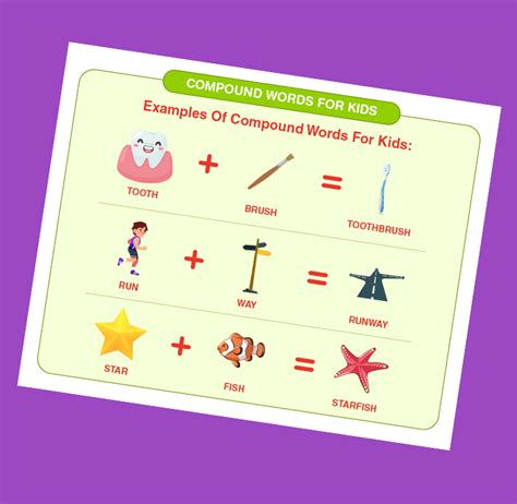 Compound Words for Preschoolers 的图像结果