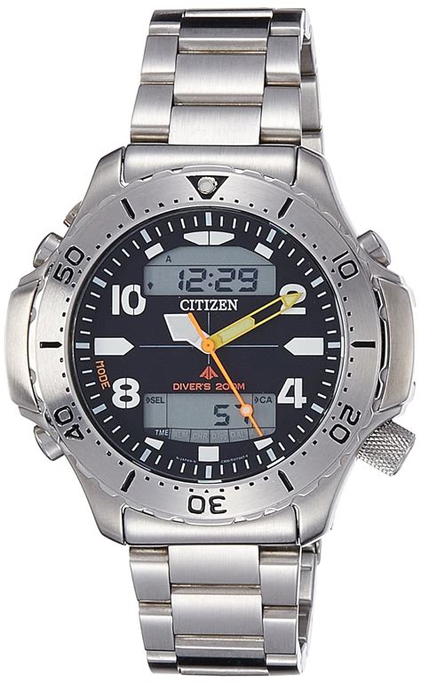 Citizen Analog-Digital Black Dial Men's Watch - JP3040-59E : Amazon.in ...