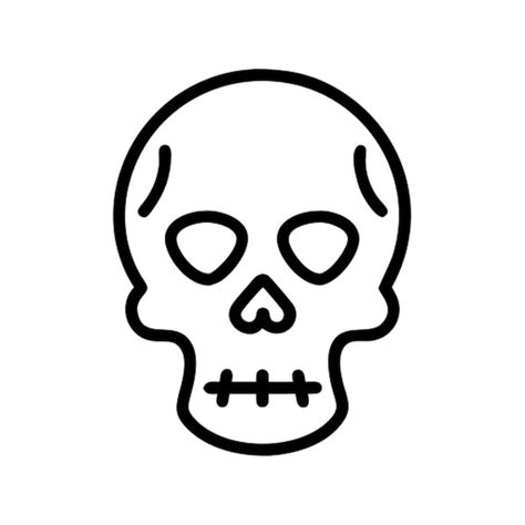 Totenkopf icon outline | Premium AI-generated vector