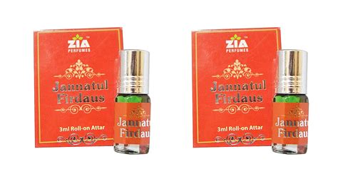 ZIA Jannatul Firdaus 3ml Roll-On Combo Attar Perfume For Unisex (Non ...