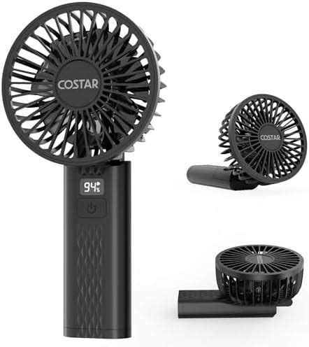 Portronics Toofan Mini Portable Rechargeable Fan with 3 Speed Modes ...