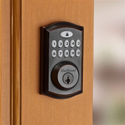 Kwikset SmartCode 913 Venetian Bronze Electronic Deadbolt Smartkey with ...
