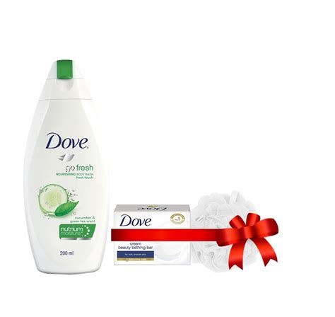 Buy Dove Deeply Nourishing Body Wash, 200ml (With Free Dove Bathing Bar ...