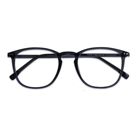 Los Comun Matte Black Round YX0428 (Including Anti-Glare Lens)