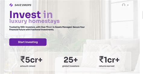 Savingz Drops | Profitable Fractional Investment