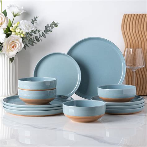 Amazon.com | AmorArc Ceramic Dinnerware Sets for 4, 12 Pieces ...