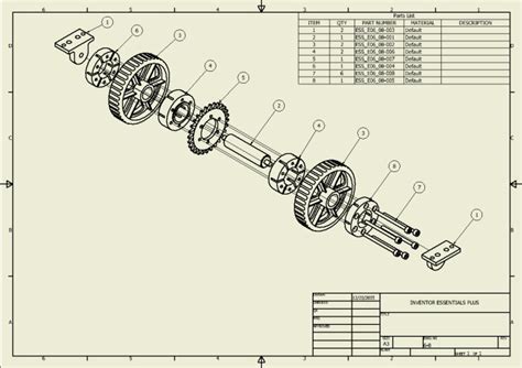 Image result for Inventor Exploded View Drawing