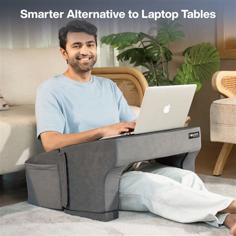 FOVERA Lap Desk Pillow | Perfect for Using on Bed, Sofa & Floor | Heig ...