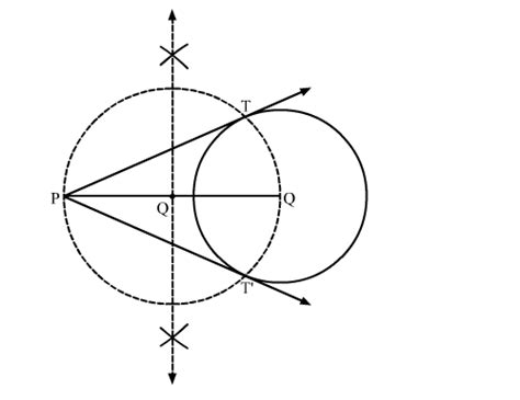 Draw a circle of radius 3 cm. From a point P, 7 cm away from the centre ...