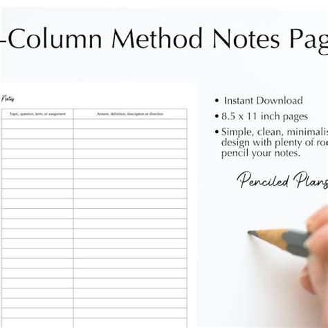 Image result for Two-Column Notes
