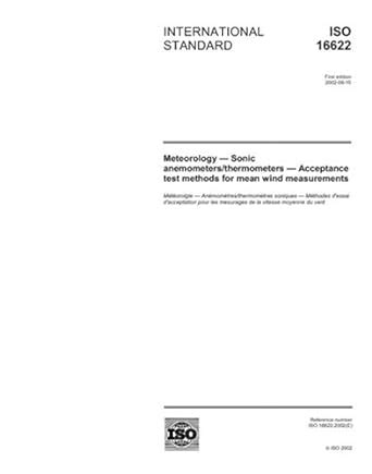 ISO 16622:2002, Meteorology - Sonic...