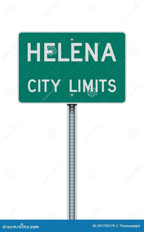 Helena Road Sign Showing Population And Elevation Royalty-Free Stock Photography | CartoonDealer ...