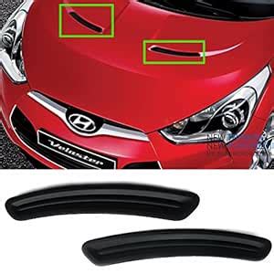 HYUNDAI Hood Scoop Bonnet Air Duct Garnish set 2011- Veloster OEM Parts ...