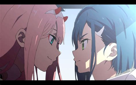 Wallpaper ID: 108994 / Darling in the FranXX, anime, Zero Two (Darling in the FranXX), Ichigo ...