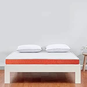 Sleepwell GenX 1.0, 5 Inch Queen Bed Size, HR Foam Mattress with Free ...