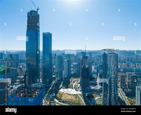 JINAN, CHINA - NOVEMBER 17, 2023 - Construction of Jinan Central ...