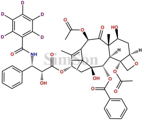 Paclitaxel -D5 | CAS No- 1129540-33-5 | Simson Pharma Limited