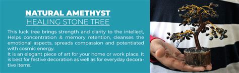 ESPLANADE Natural Rose Quartz Crystals Tree Healing Stones Seven Chakra ...