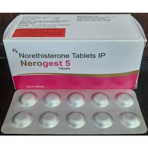 Norethisterone Tablets IP 5 mg 10's – Jan Aushadhi Vitran