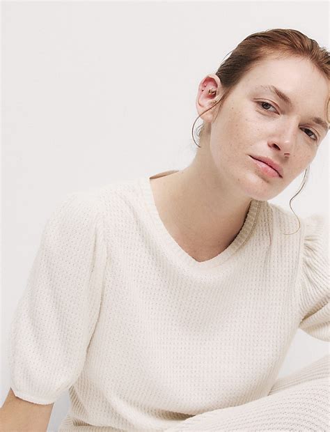 Buy Cosy Waffle Pyjama Top at Marks & Spencer