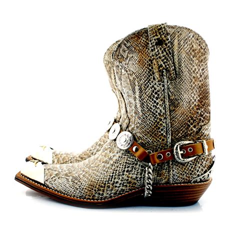 Snake Embossed Calf Skin Cowboy Boots // Snake (US: 11) - Oscar William ...