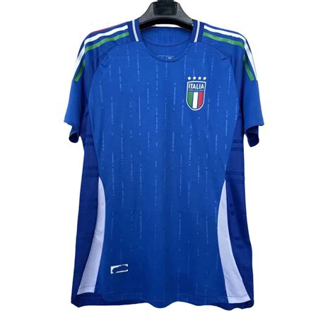 European Cup Football Shirt 2024-2025 Italy Home Fan Vision Soccer ...