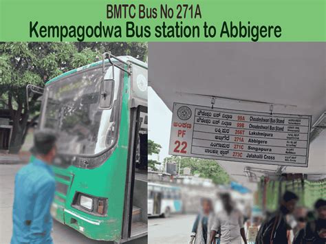 Bangalore Majestic to Abbigere Bus Number | BMTC Bus No 271A All Stops ...