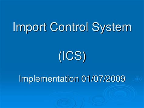 Import Control 的图像结果