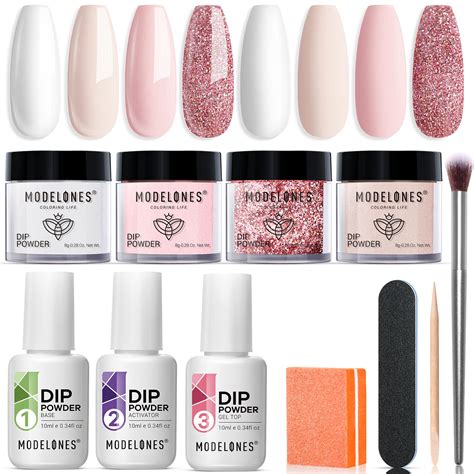 Modelones Dip Powder - Rosy Brown Color, French Nail India | Ubuy