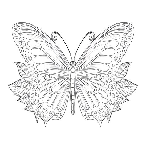 Free Butterfly Coloring Pages Free Butterfly Coloring Page To Print
