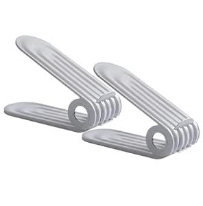 House of Quirk Plastic Shoe Slots Organizer, Adjustable Shoe Rack ...