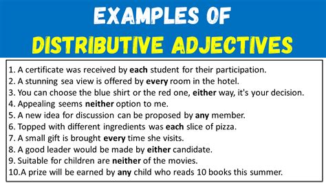 Image result for Distributive Examples Sentences