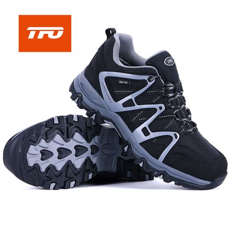 TFO Hiking Shoes Men Waterproof Air Circulation Insole Ankle Support ...