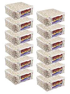 PrettyKrafts Saree Cover Big Size/Wardrobe Organiser/Clothes Storage ...