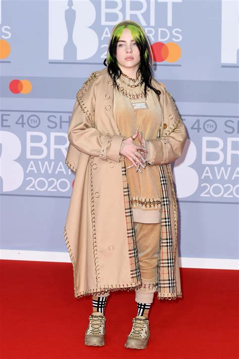 Billie Eilish reveals she started wearing baggy clothes because she ...